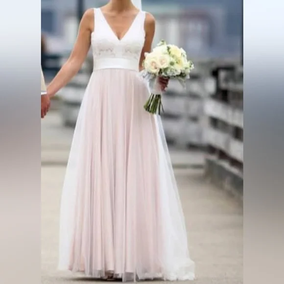 BHLDN Anthropologie Tasmin Wedding Dress - Picture 2 of 3